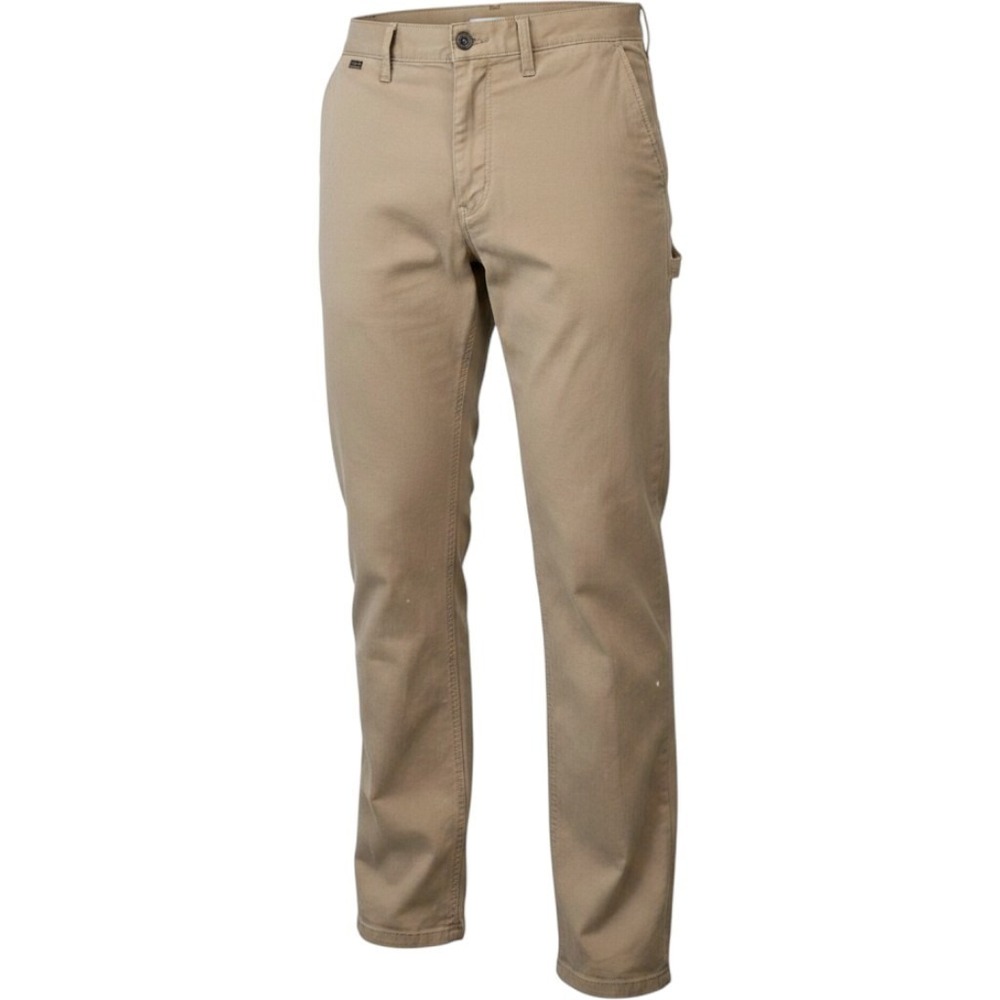 Patagonia Pants Mens 34 Khaki Beige Workwear Paint Stain Organic Cotton Blend